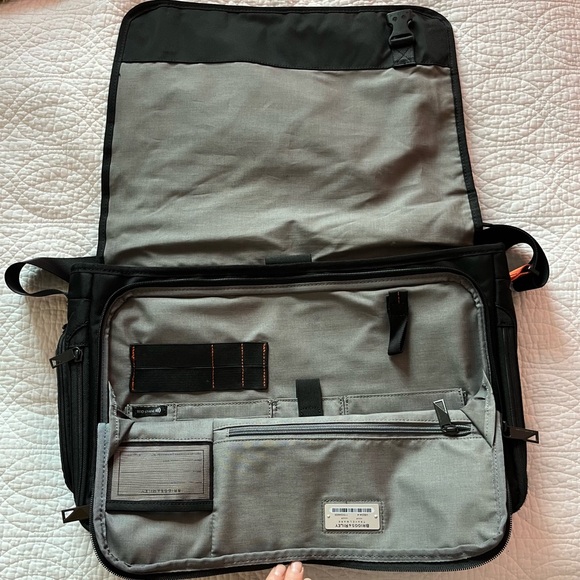 Briggs & Riley Verb Dispatch Messenger Bag Luggage Travel Commute Business Black - Picture 6 of 12